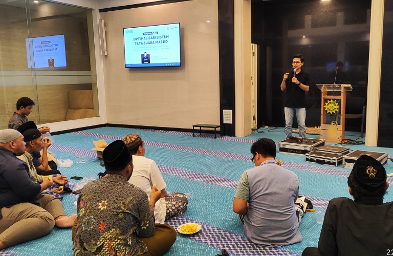 Surya nada rental sound system surabaya di masjid geluran
