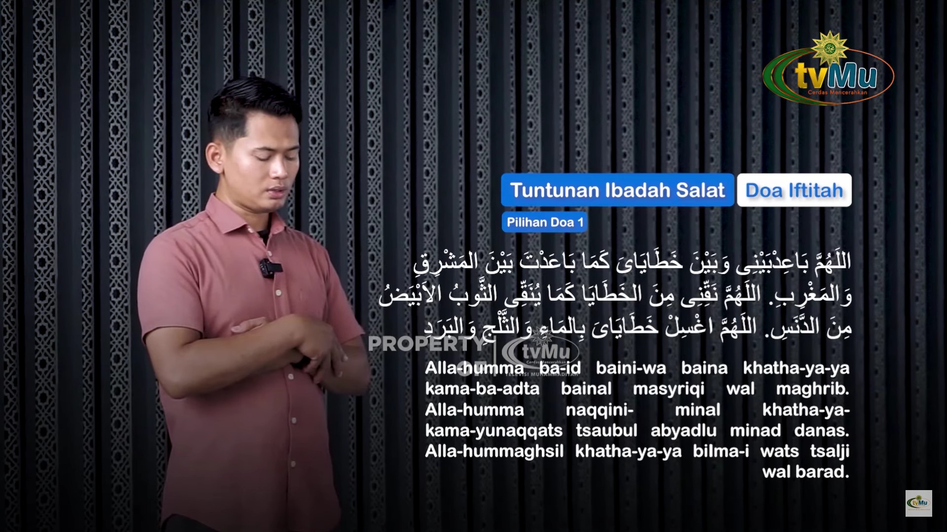 Posisi sedekap dan doa iftitah