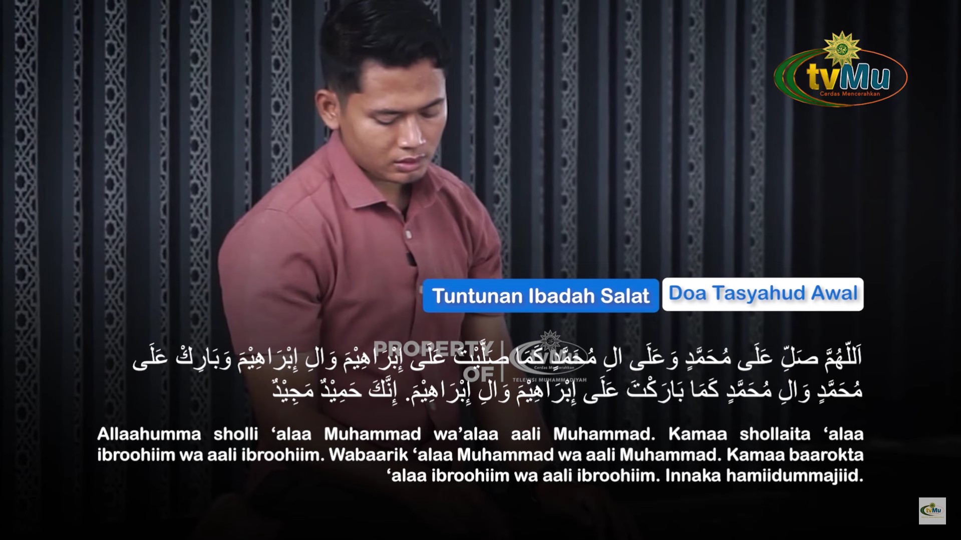 Doa tasyahud awal sholawat muhammadiyah