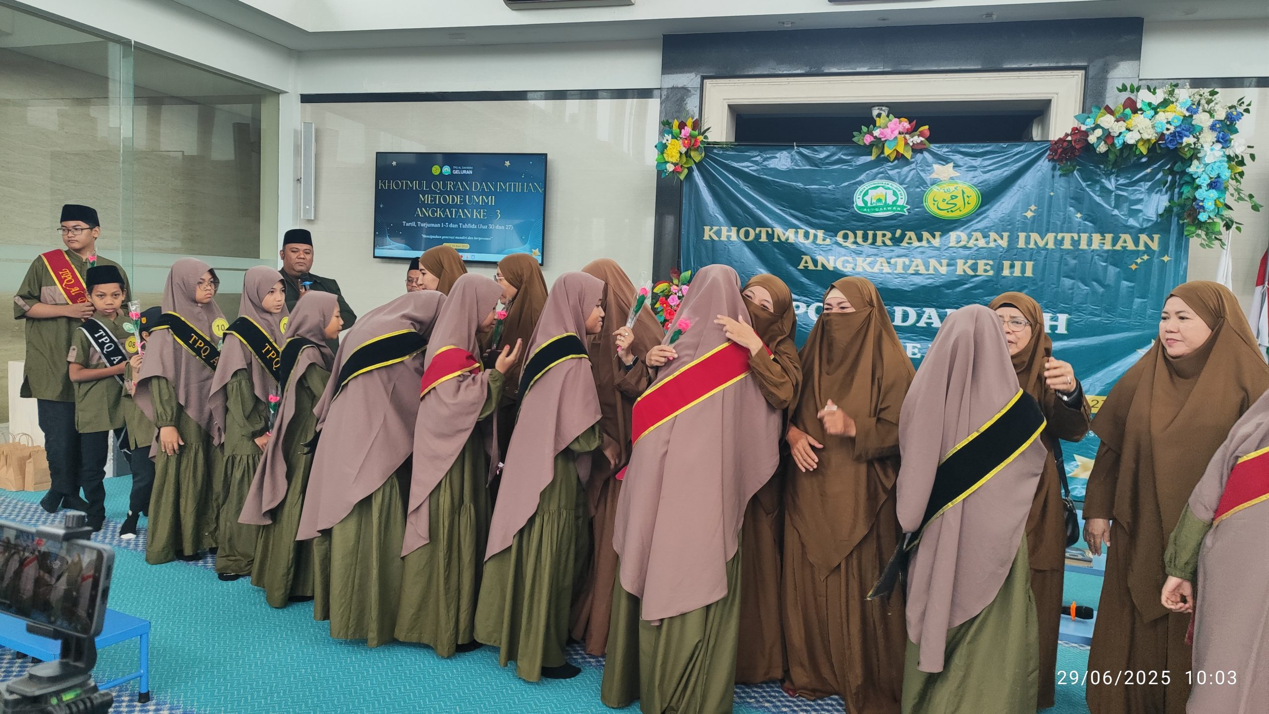 TPQ Al-Dakwah Gelar Khotmul Qur’an dan Imtihan Angkatan ke-III