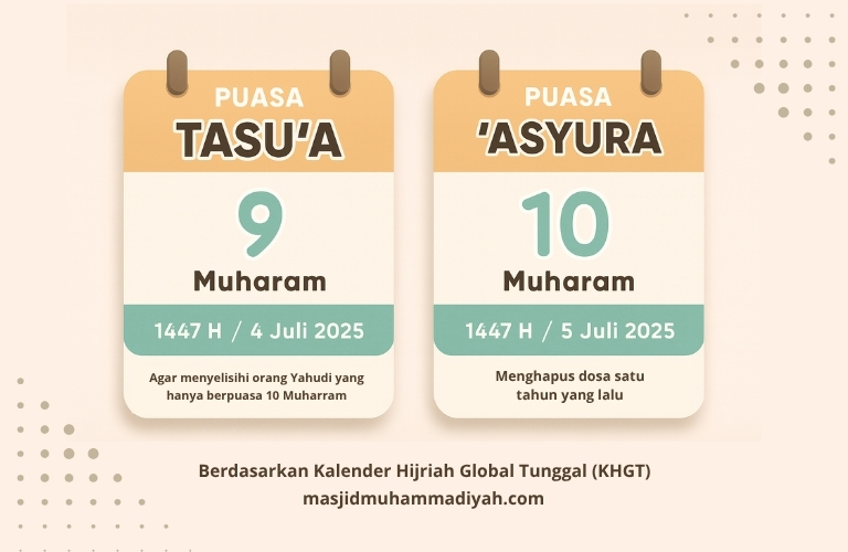 Kapan puasa tasua dan asyura 2025 ini jadwal lengkap dan keutamaannya
