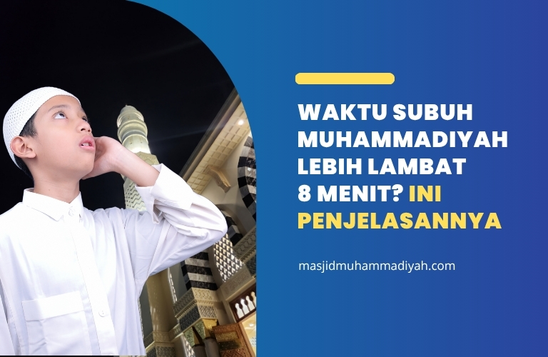 Kenapa waktu subuh muhammadiyah lebih lambat 8 menit ini penjelasannya