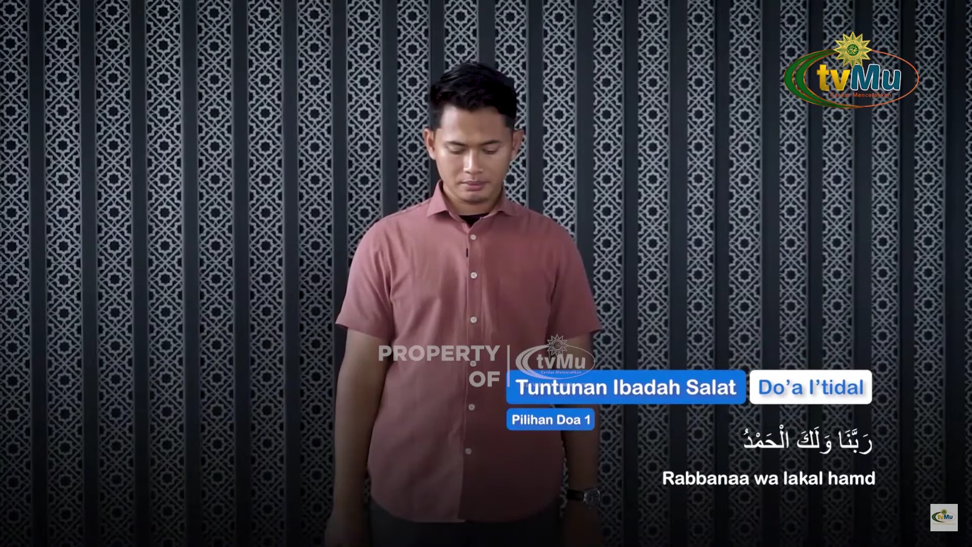 Membaca doa setelah i'tidal sebelum sujud