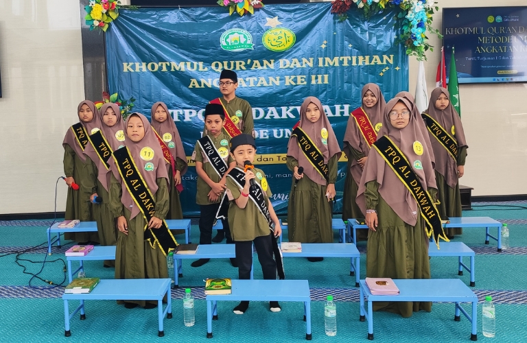 Tpq al dakwah gelar khotmul qur’an dan imtihan angkatan ke iii