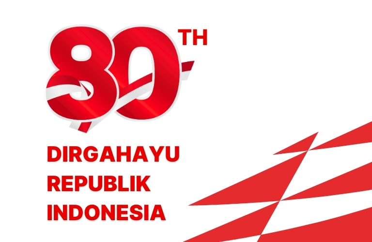 Download logo hut ri ke 80 pedoman visual, elemen grafis, dan makna logo