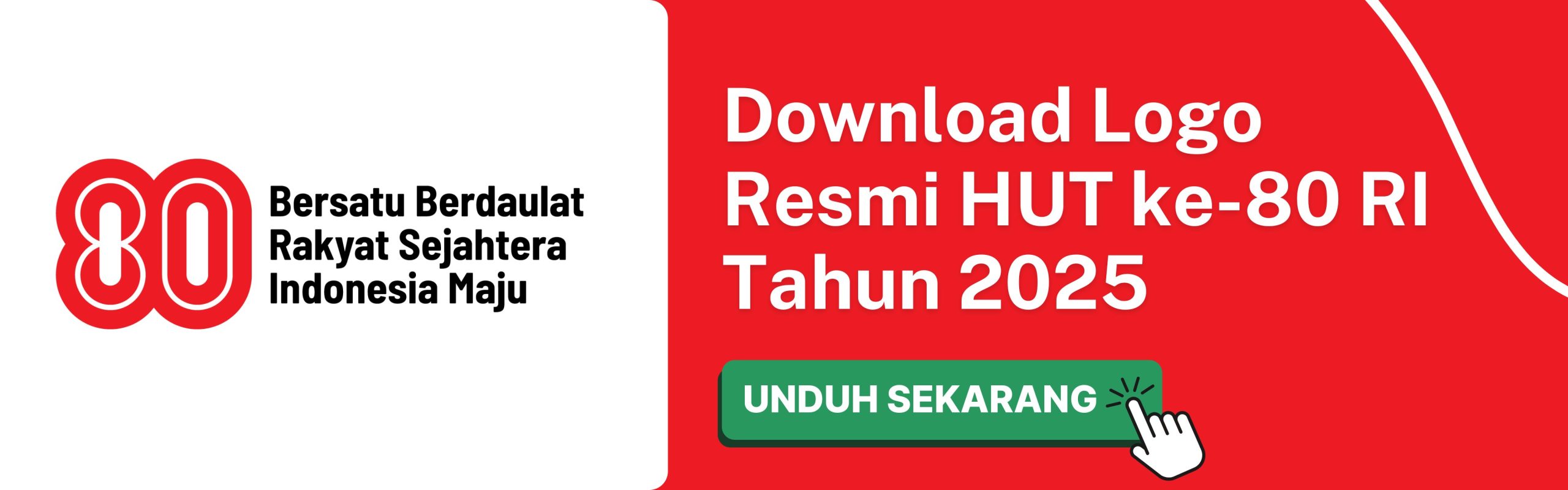 Download logo resmi hut ke 80 ri tahun 2025