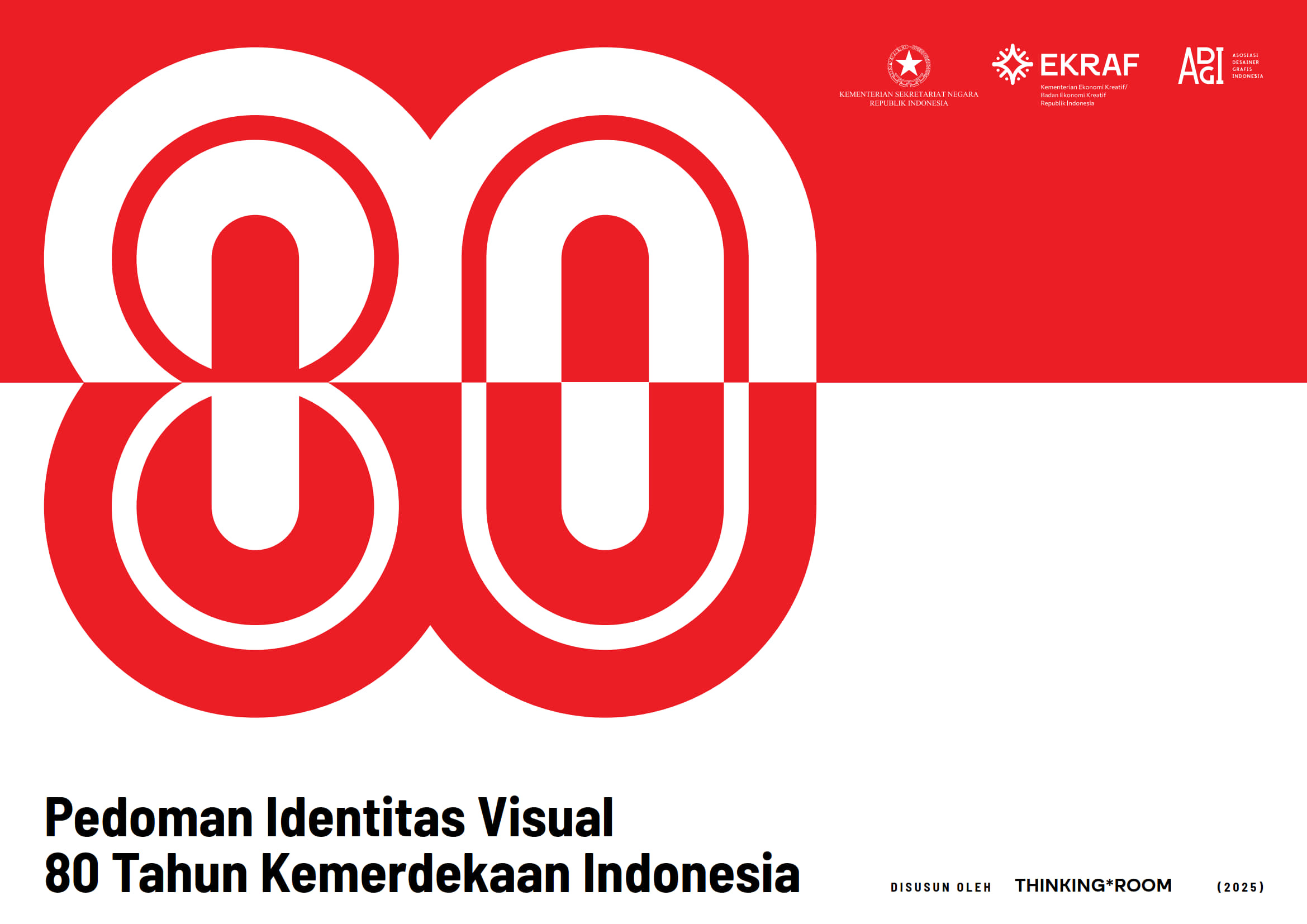 Tema dan logo hutri 80 pedoman identitas