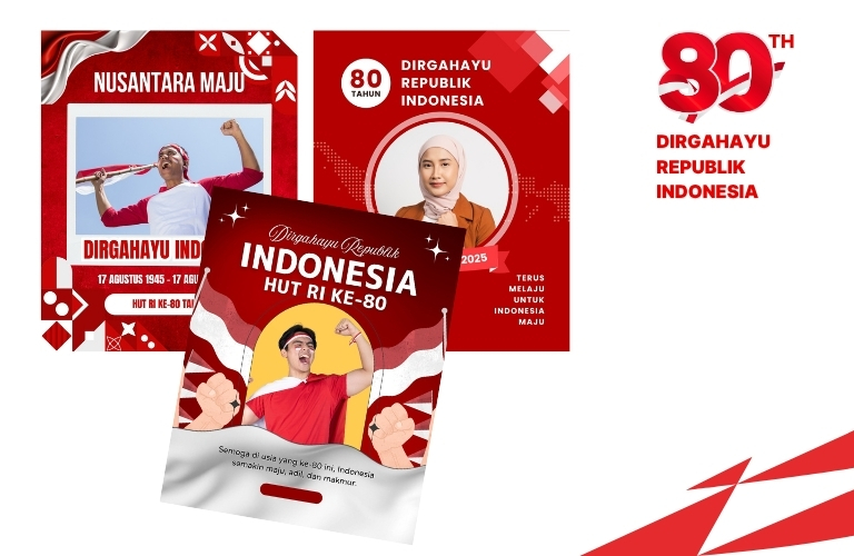 Twibbon tanpa watermark tema hut ke 80 ri download gratis dan desain menarik