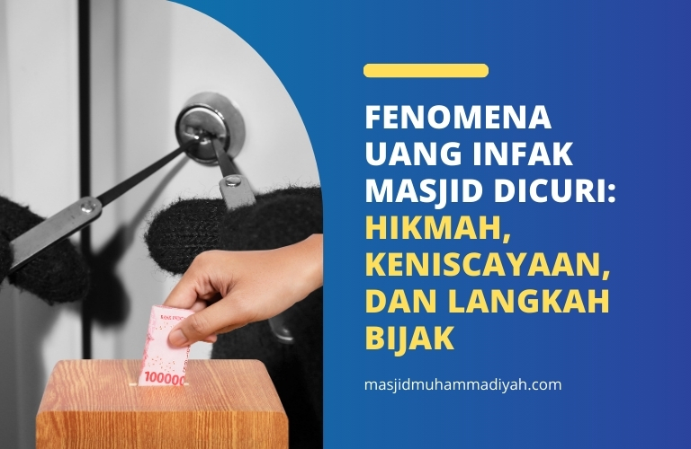 Fenomena uang infak masjid dicuri hikmah, keniscayaan, dan langkah bijak