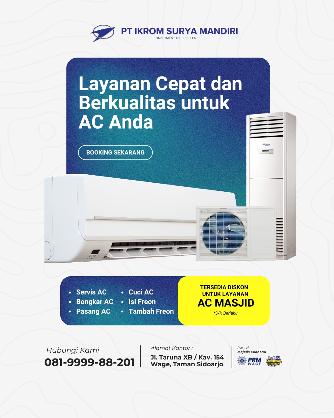 Mencari layanan ac berkualitas di sidoarjo