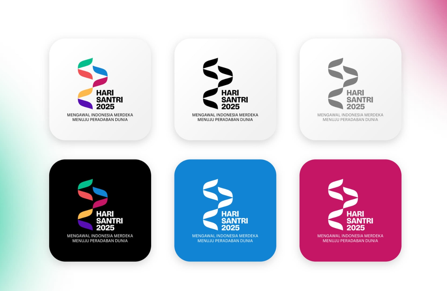 Logo hari santri nasional 2025