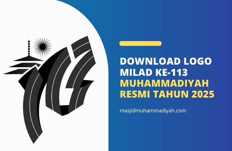Download logo milad ke 113 muhammadiyah 2025