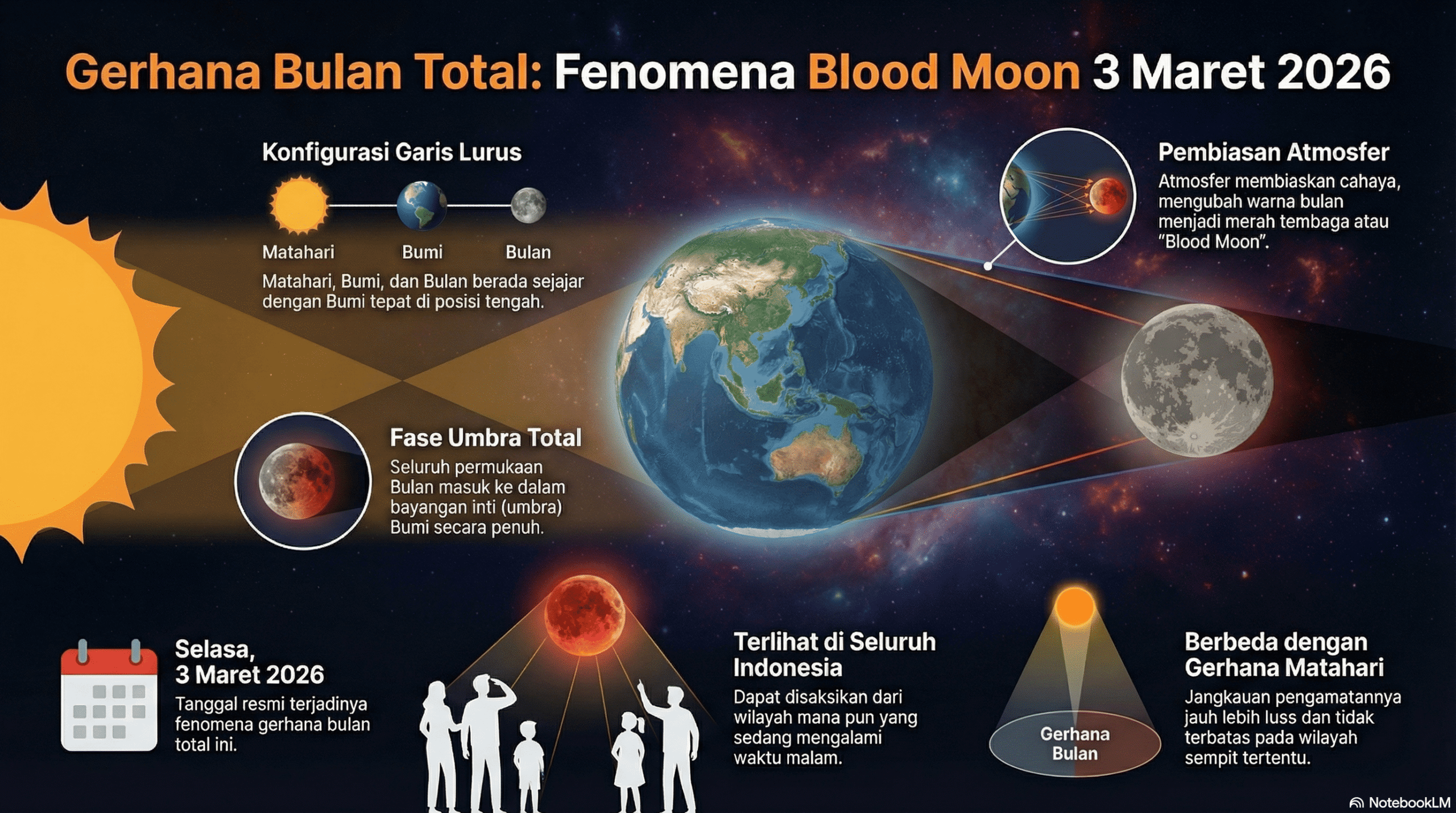 Fakta Gerhana Bulan Hari Ini 3 Maret