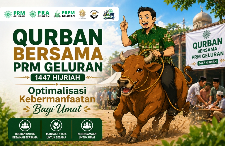 H 1 Bulan Idul Adha, Qurban PRM Geluran Tembus 13 Sapi, Ini Kunci Suksesnya