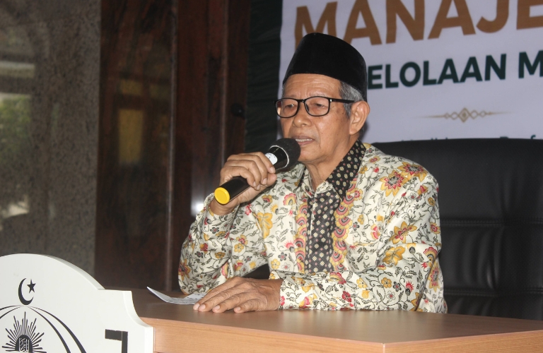 Dr. Badarman Kaderisasi dan Integritas Kunci Pengelolaan Masjid Profesional