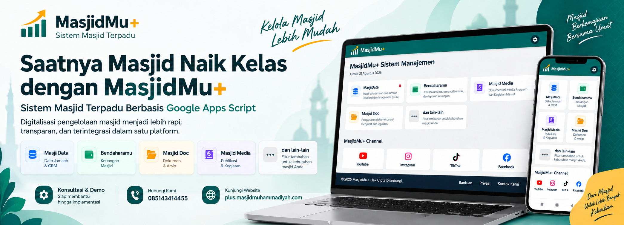 Aplikasi MasjidMu - Sistem Manajemen Masjid Terpadu